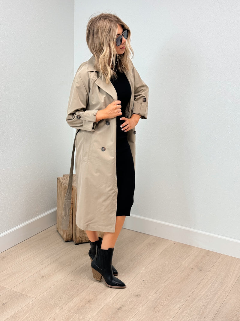 Marina Belted Trench Coat - FINAL SALE