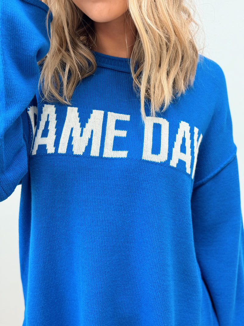 Game Day Stitched Sweater - FINAL SALE