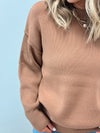 Back to School Crewneck Sweater - Camel