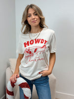 Howdy Christmas Tee - White