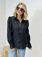 Going Out Checkered Blouse - FINAL SALE