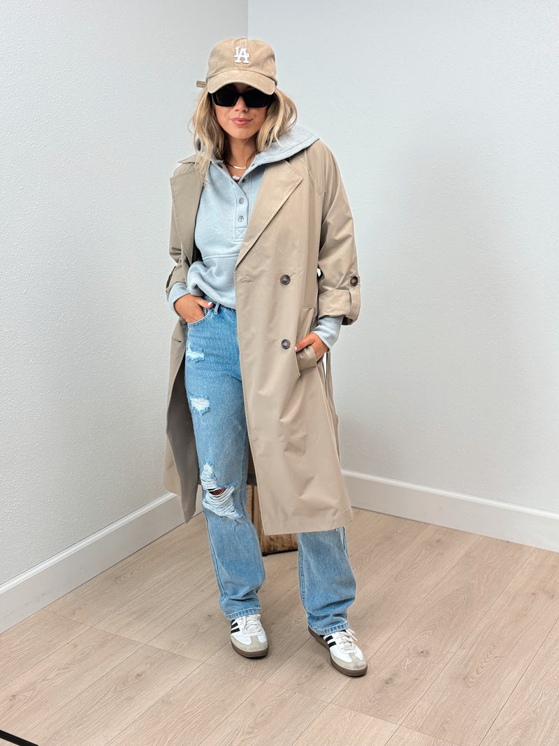 Marina Belted Trench Coat - FINAL SALE