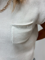 Sutton Mock Neck Short Sleeve Sweater - 3 colors