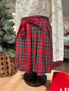 Holiday Classic Tartan Skort - Red