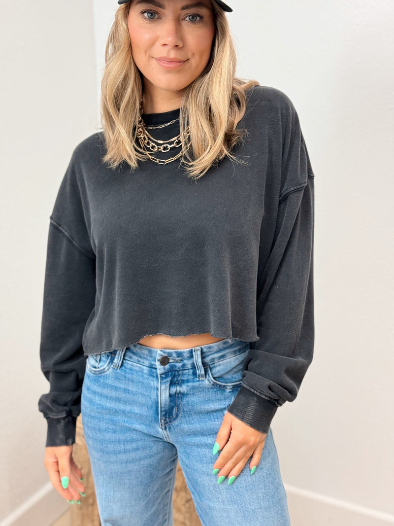 Gold Medal Cropped Sweatshirt - 2 Colors