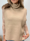 Trust Me High Neck Sleeveless Sweater - 2 Colors