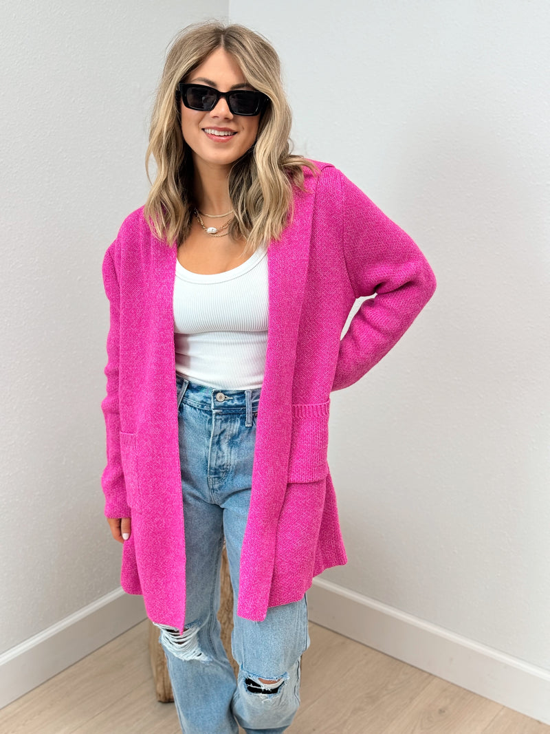 Most Popular Hooded Cardigan - 4 Colors