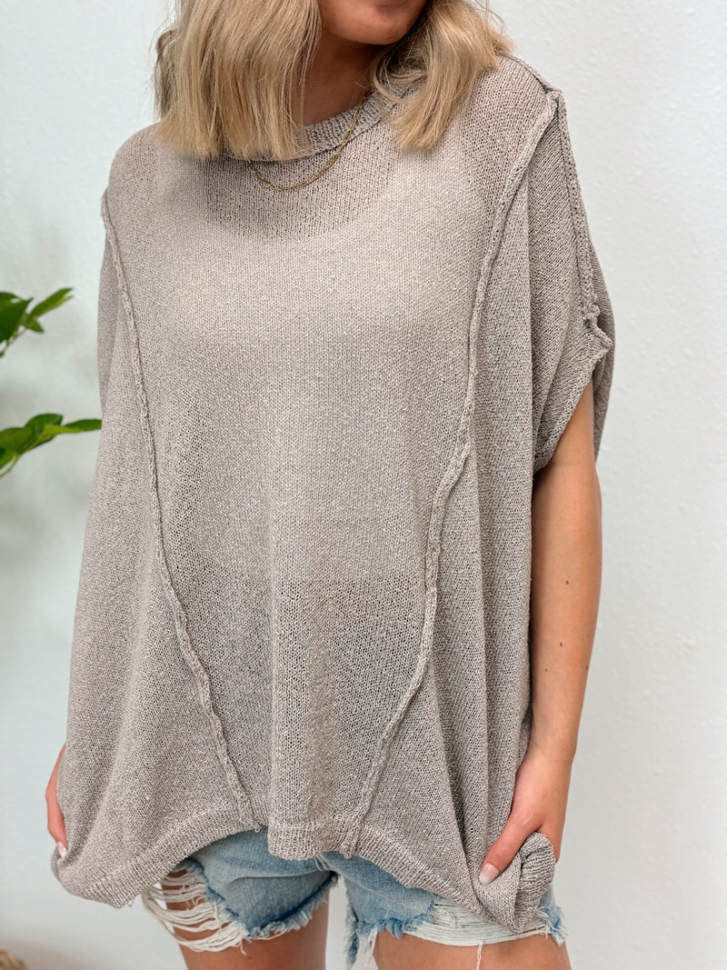 Folklore Drop Shoulder Sweater - 4 Colors