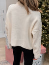 Stunning Rhinestone Sweater - Ivory