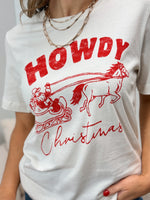 Howdy Christmas Tee - White