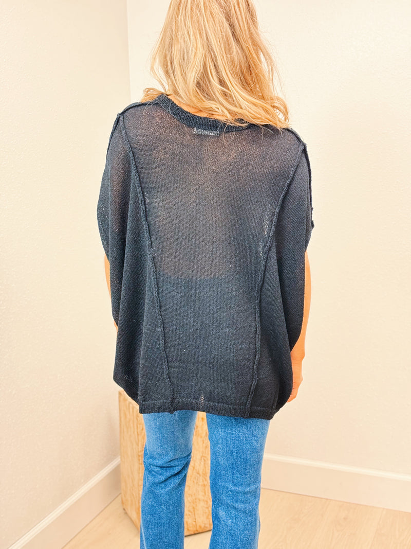 Folklore Drop Shoulder Sweater - 4 Colors