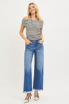 Claudia High Rise Relaxed Cuff Jean