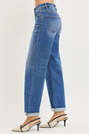Claudia High Rise Relaxed Cuff Jean