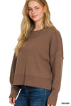 Ivy League Crop Sweater - Several Colors