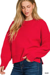 Ivy League Crop Sweater - Several Colors