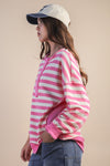 Sunny Days Ahead Oversized Stripe Henley