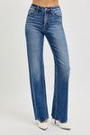 Tabitha Tummy Control Straight Jean - Dark