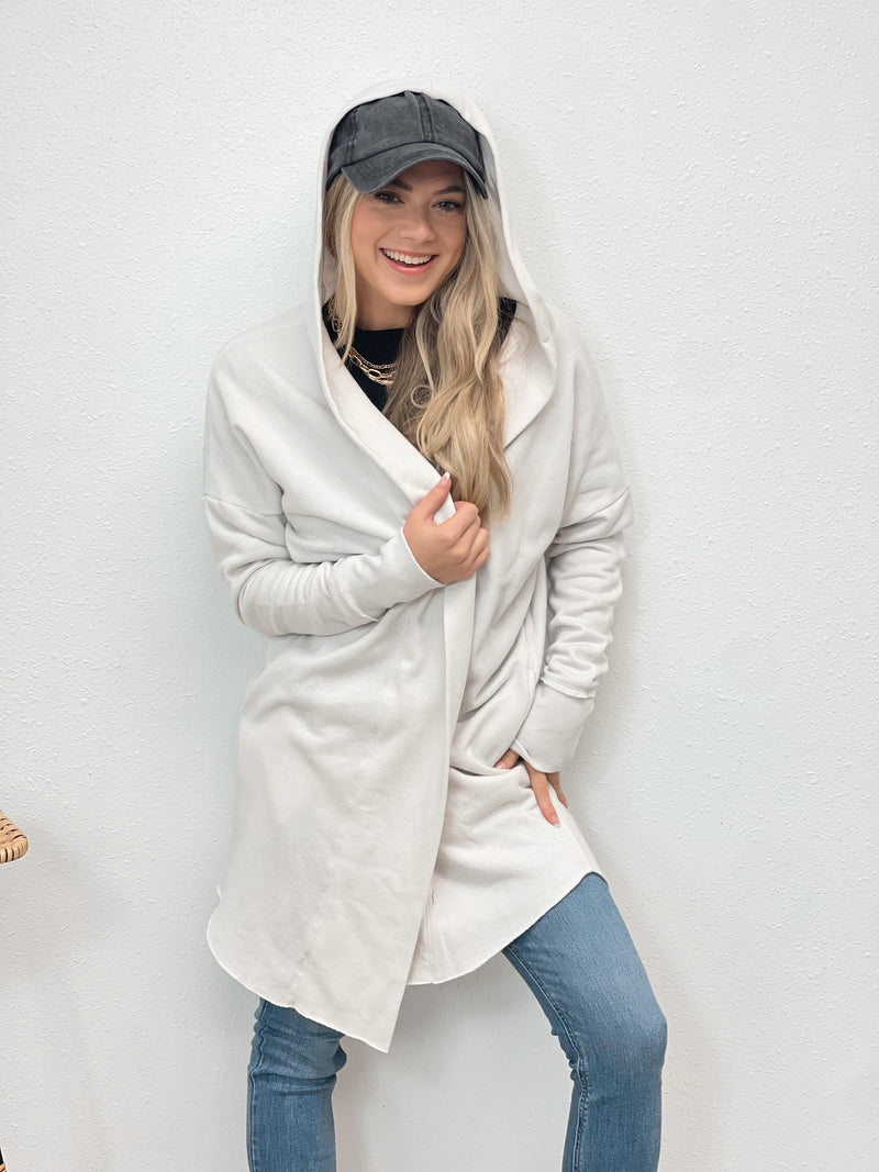 Melissa Hooded Cardigan - 2 Colors